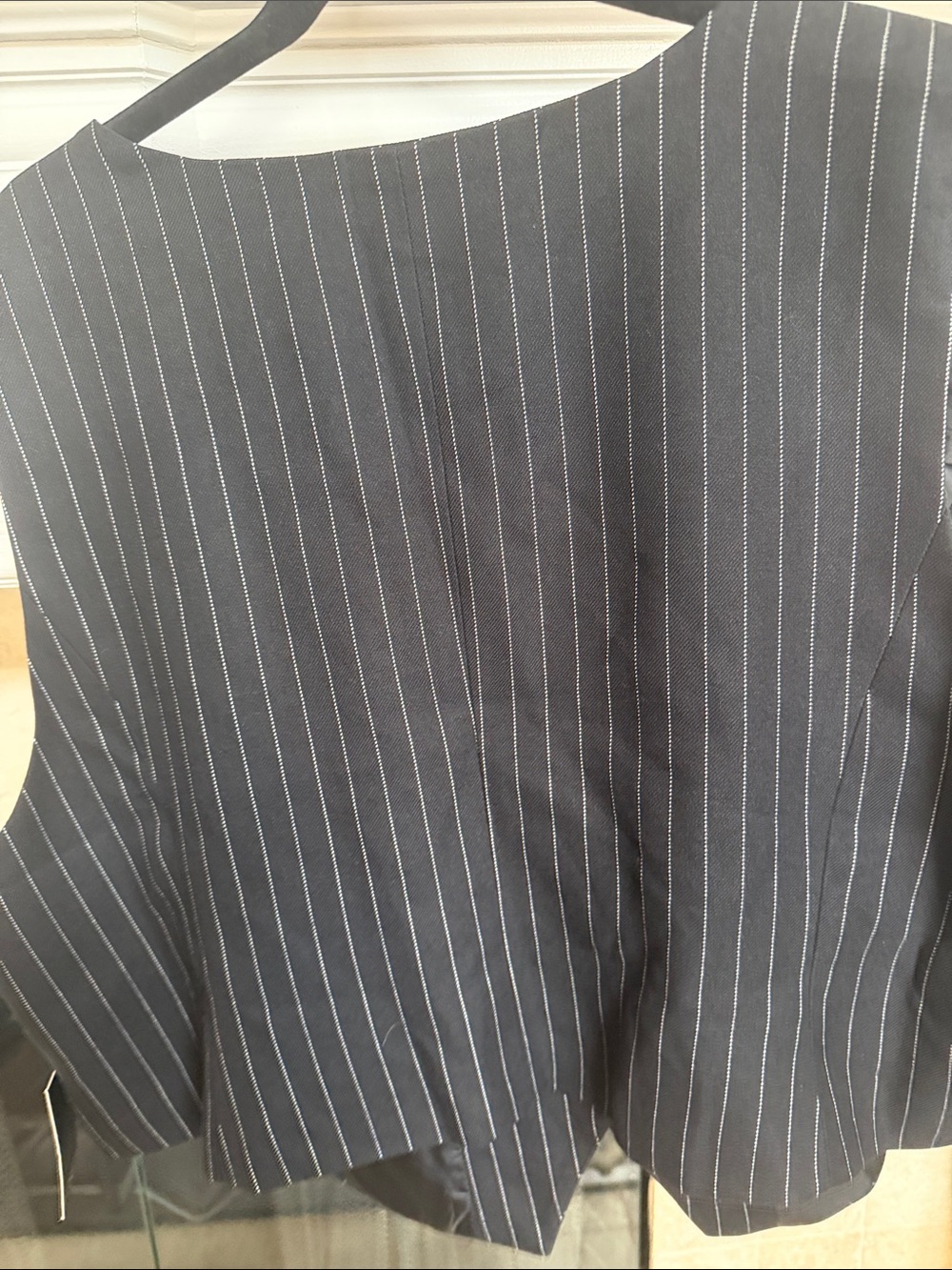 Eloquii Black Pinstripe Suit Vest and Pants Set. sz 22 - Picture 16 of 17